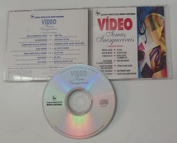 Cd Vídeo Temas Inesquecíveis - Coleção Nova Cultural Interprete Vários Artistas (1996) [usado]