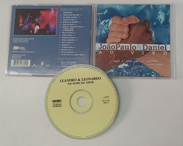 Cd ao Vivo - João Paulo e Daniel Interprete João Paulo e Daniel (1997) [usado]