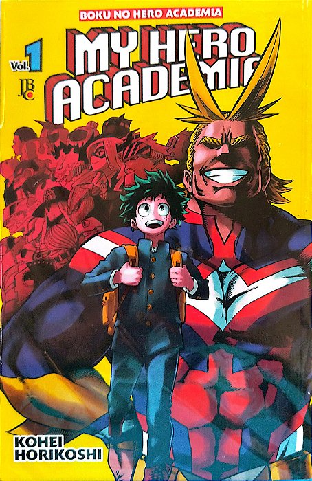 Gibi My Hero Academia #1 Autor (2016) [seminovo]