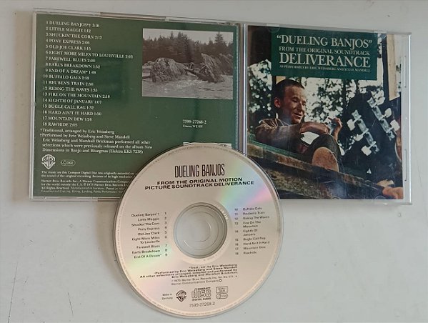 Cd Dueling Banjos - Deliverance ( Amargo Pesadelo ) Trilha Sonora Interprete Vários Artistas [usado]