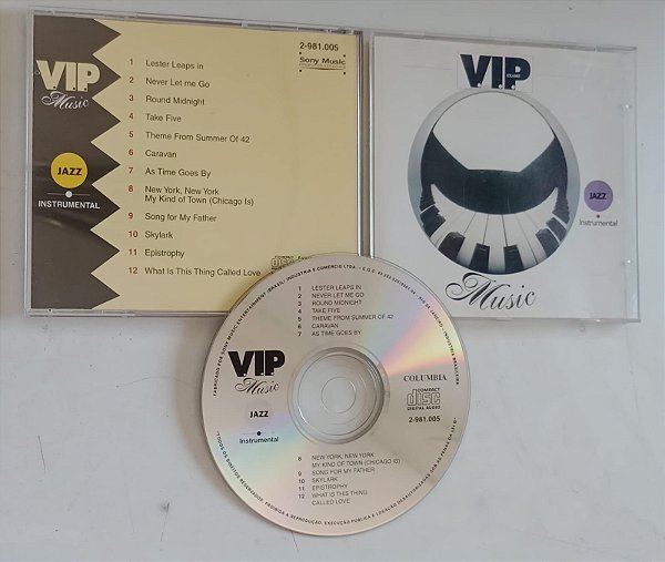 Cd Jazz Instrumental Interprete Vários Artistas [seminovo]