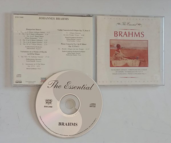 Cd Johannes Brahms - The Essential Interprete Radio Symphony Orchestra Ljubljana (2000) [usado]
