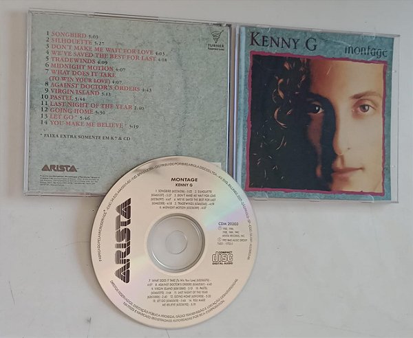 Cd Montage - Kenny G Interprete Kenny G (1992) [usado]