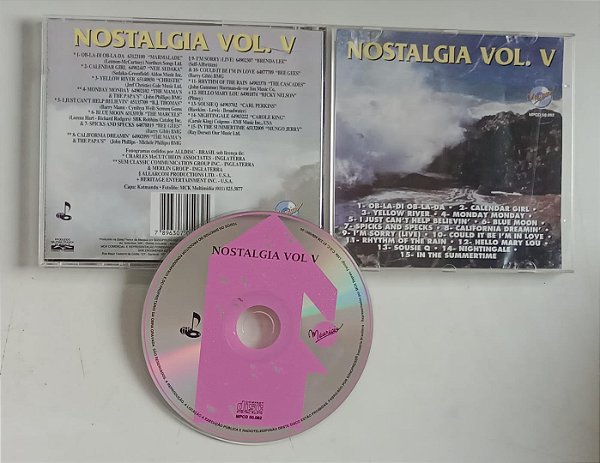 Cd Nostalgia Vol. 5 Interprete Vários Artistas [usado]