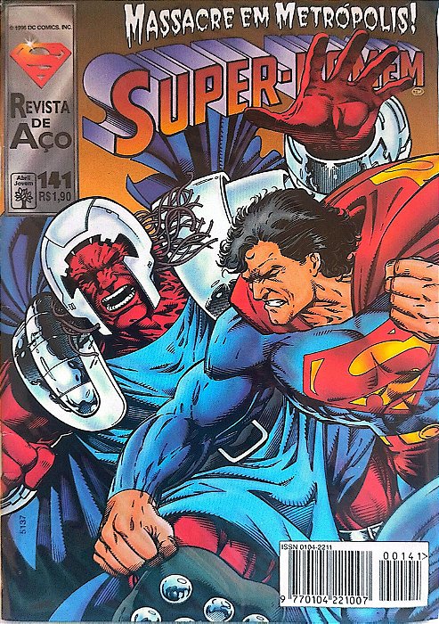 Gibi Super-homem #141 - Formatinho Autor (1996) [seminovo]
