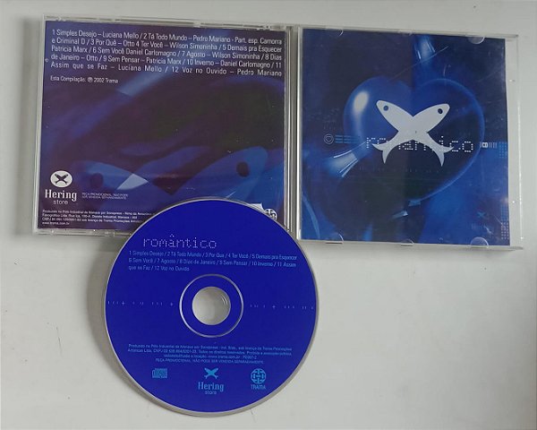Cd Romântico [coletânea Nacional] Interprete Vários Artistas (2002) [seminovo]