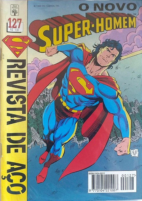Gibi Super-homem #127 - Formatinho Autor (1995) [seminovo]