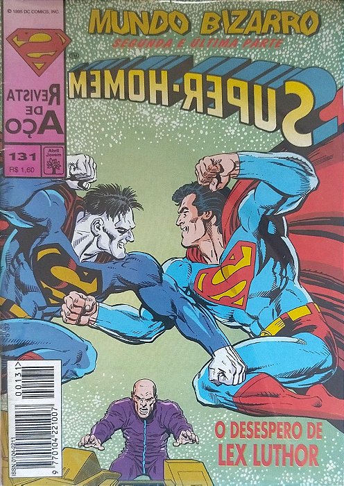 Gibi Super-homem #131 - Formatinho Autor (1995) [seminovo]
