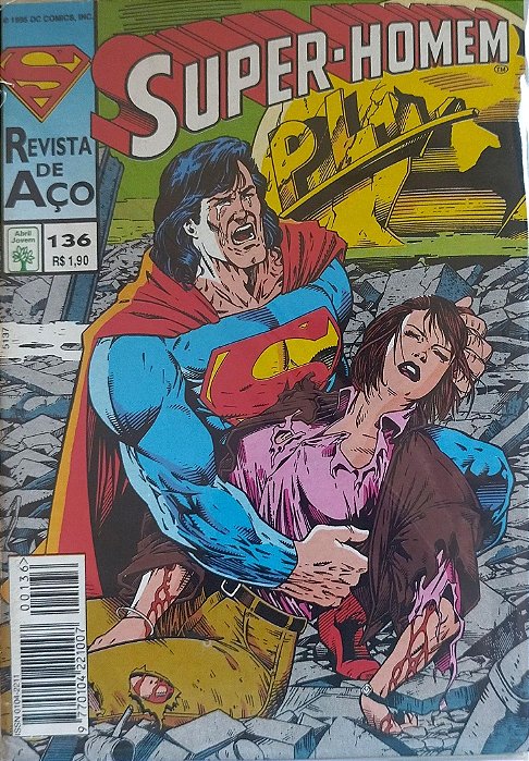 Gibi Super-homem #136 - Formatinho Autor (1995) [seminovo]