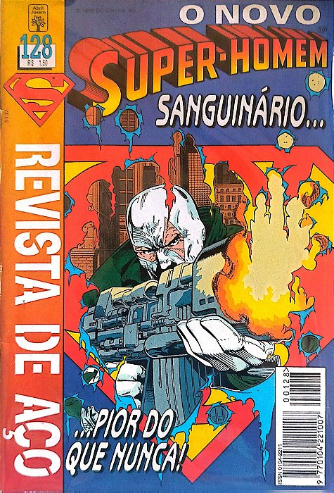 Gibi Super-homem #128 - Formatinho Autor (1995) [seminovo]