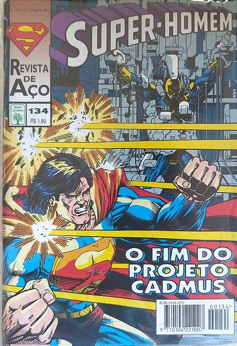 Gibi Super-homem #134 - Formatinho Autor (1995) [seminovo]