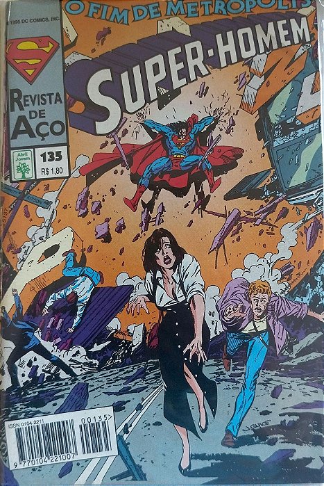 Gibi Super-homem #135 - Formatinho Autor (1995) [seminovo]