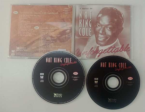 Cd Cds 3 e 4 - o Melhor de Nat King Cole Interprete Nat King Cole (1998) [usado]
