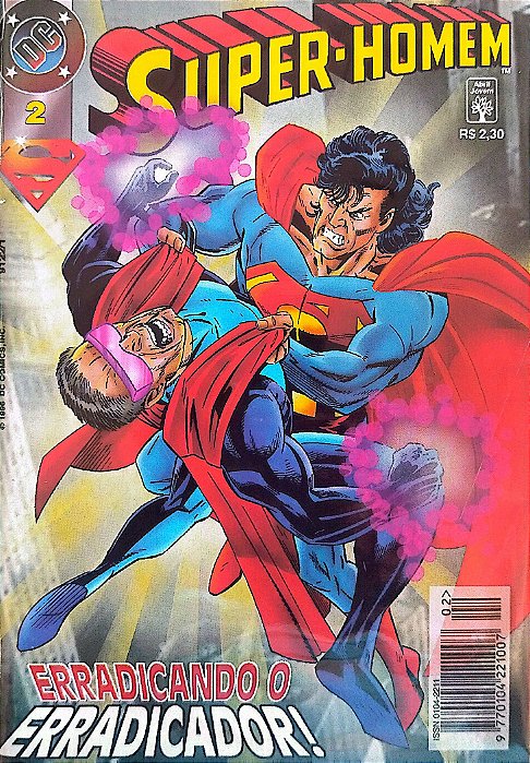 Gibi Super-homem #2 - Formatinho Autor (1996) [seminovo]