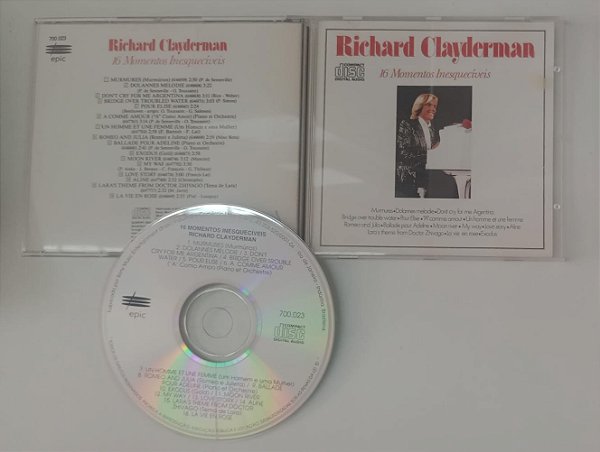 Cd 16 Momentos Inesquecíveis Interprete Richard Clayderman [seminovo]