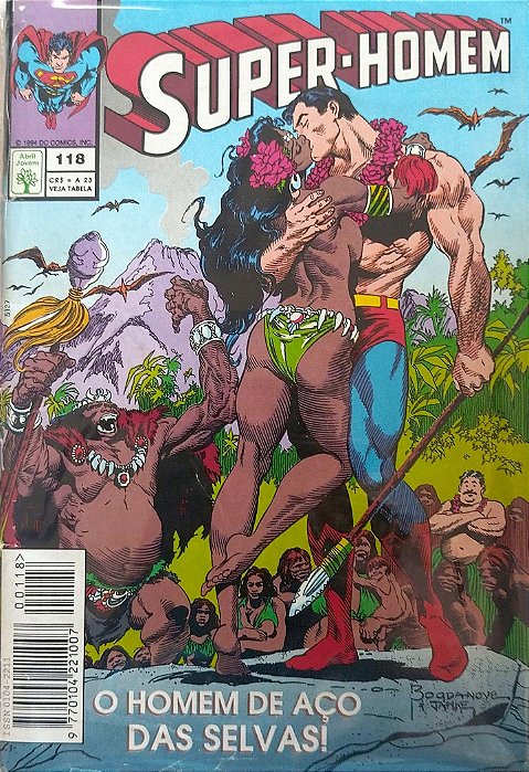 Gibi Super-homem #118 - Formatinho Autor (1994) [usado]
