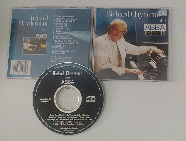 Cd Abba The Hits Interprete Richard Clayderman (1993) [seminovo]