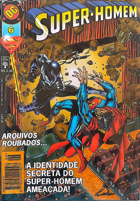 Gibi Super-homem #6 - Formatinho Autor (1997) [seminovo]