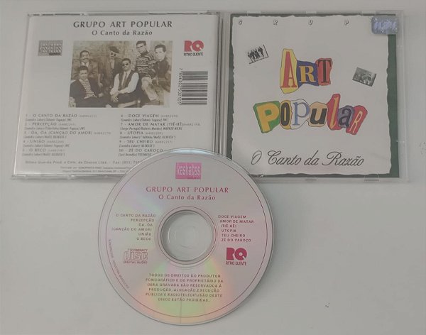 Cd o Canto da Razão Interprete Art Popular [seminovo]
