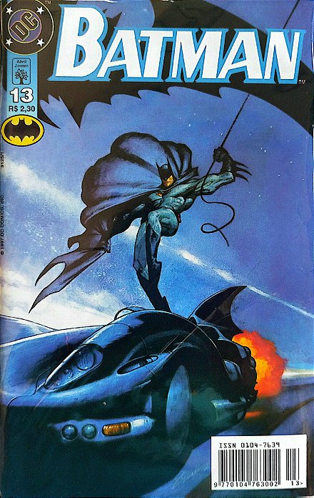 Gibi Batman #13 - Formatinho Autor (1997) [seminovo]
