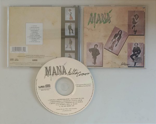 Cd Falta Amor Interprete Maná (2003) [usado]