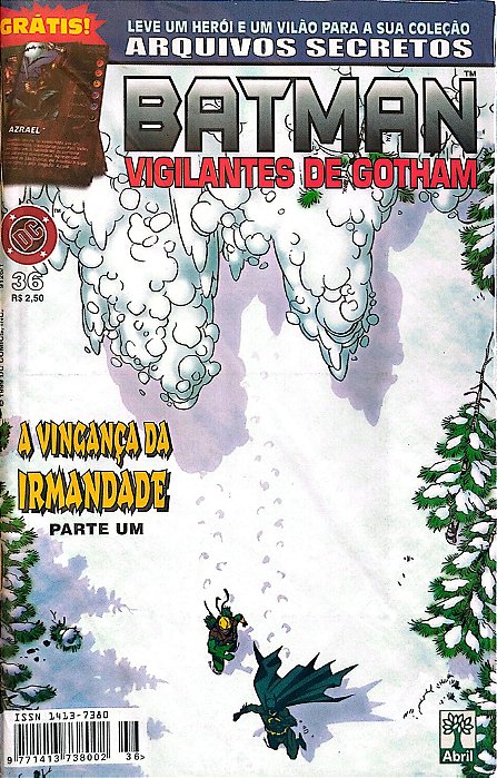 Gibi Batman e os Vigilantes de Gotham #36 - Formatinho Autor (1999) [seminovo]