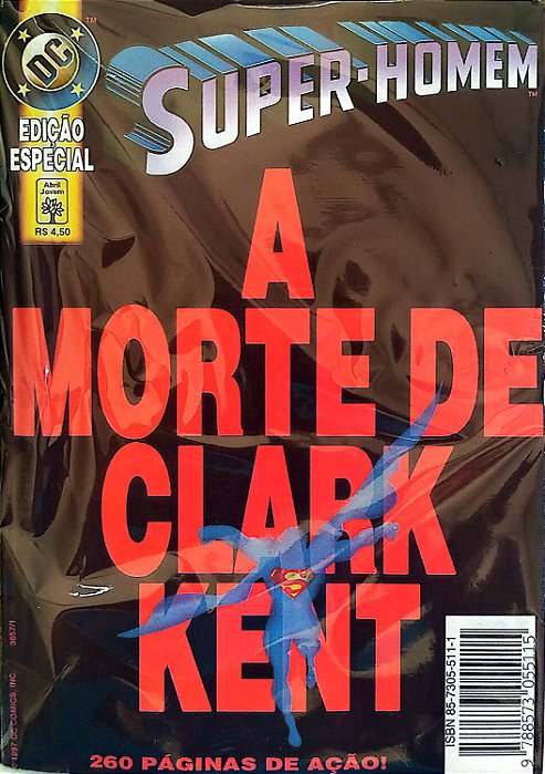 Gibi Super-homem: a Morte de Clark Kent - Formatinho Autor (1997) [usado]