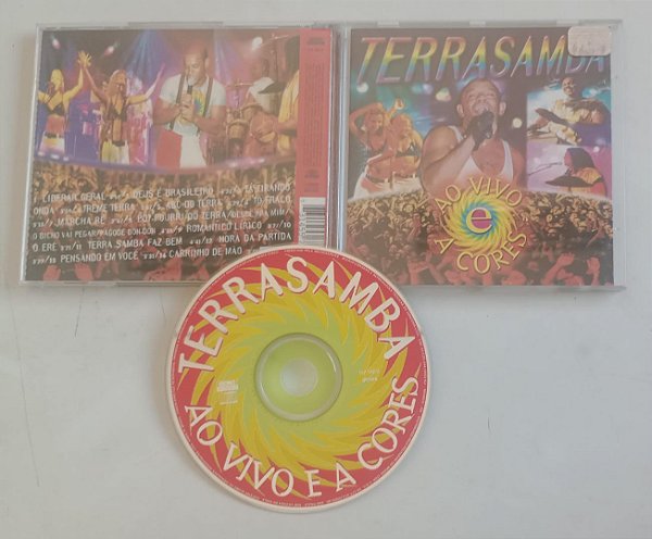 Cd ao Vivo e a Cores Interprete Terra Samba (1998) [usado]