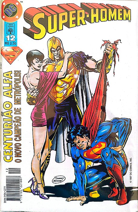 Gibi Super-homem #12 - Formatinho Autor (1997) [seminovo]