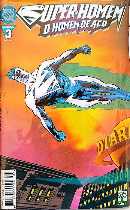 Gibi Super-homem: o Homem de Aço #3 - Formatinho Autor (1999) [seminovo]