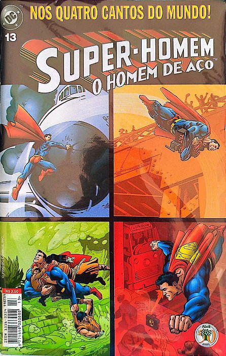 Gibi Super-homem: o Homem de Aço #13 - Formatinho Autor (2000) [seminovo]