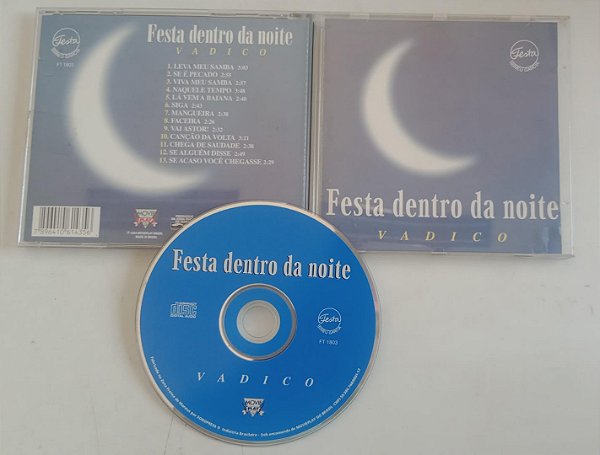 Cd Festa Dentro da Noite Interprete Vadico (1999) [usado]