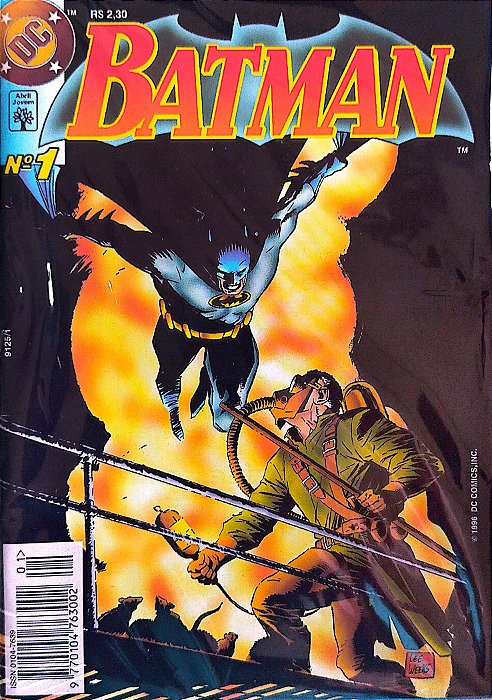Gibi Batman #1 - Formatinho Autor (1996) [seminovo]