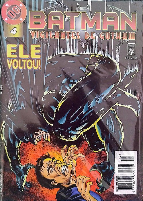 Gibi Batman e os Vigilantes de Gotham #4 - Formatinho Autor (1997) [seminovo]