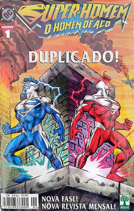 Gibi Super-homem: o Homem de Aço #1 - Formatinho Autor (1999) [seminovo]