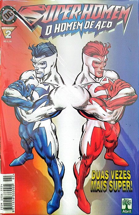 Gibi Super-homem: o Homem de Aço #2 - Formatinho Autor (1999) [seminovo]