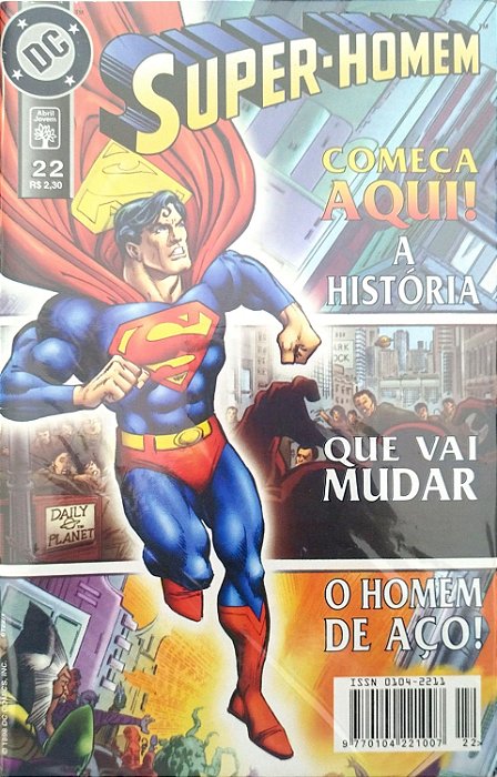Gibi Super-homem #22 Autor (1998) [seminovo]