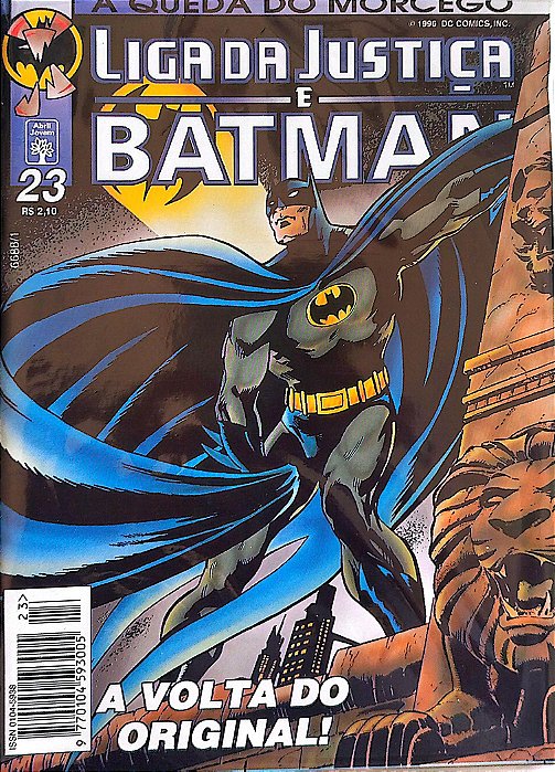 Gibi Liga da Justiça e Batman #23 - Formatinho Autor (1996) [seminovo]