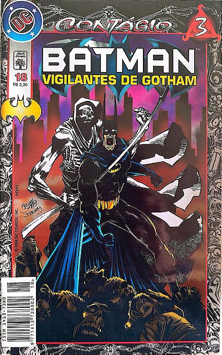 Gibi Batman e os Vigilantes de Gotham #18 - Formatinho Autor (1998) [seminovo]