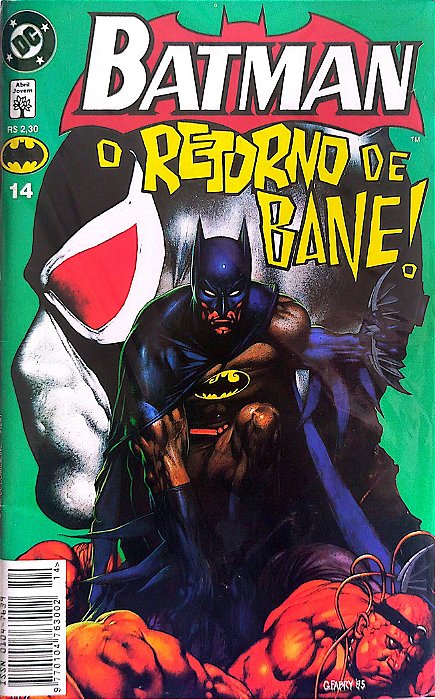 Gibi Batman #14 - Formatinho Autor (1997) [seminovo]