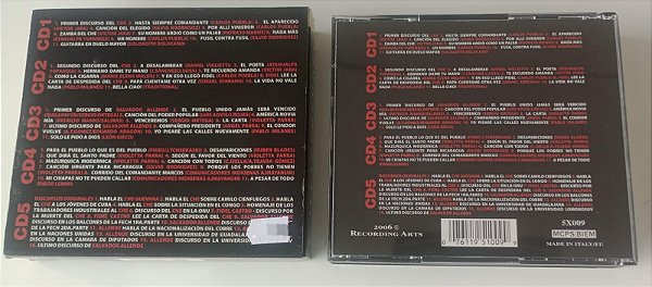 Cd Venceremos ! Canciones Revolucionárias Box Interprete Vários Artistas (2006) [seminovo]