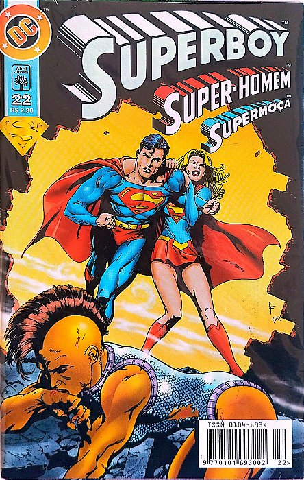 Gibi Superboy #22 - Formatinho Autor (1998) [seminovo]