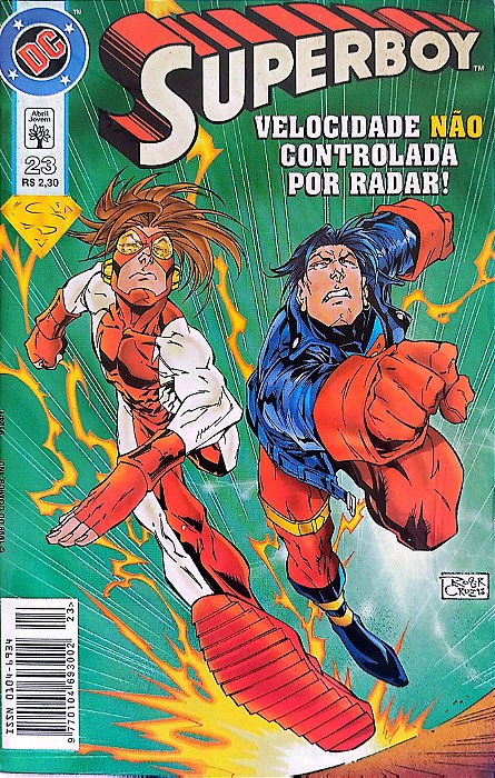 Gibi Superboy #23 - Formatinho Autor (1998) [seminovo]
