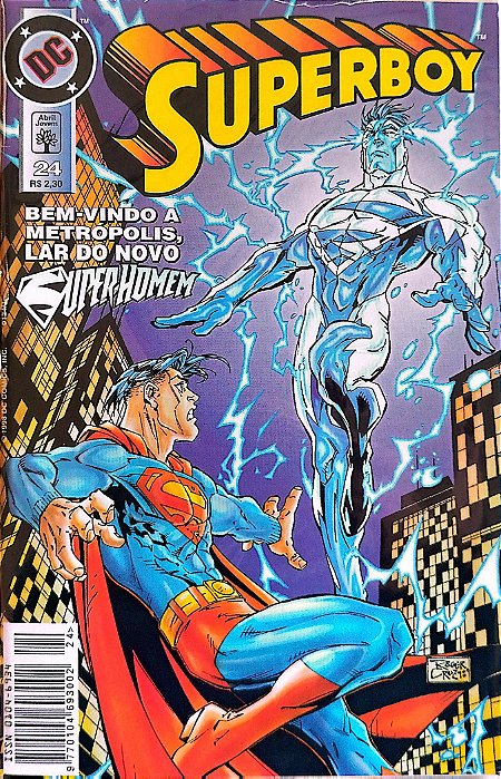 Gibi Superboy #24 - Formatinho Autor (1998) [seminovo]