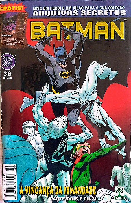 Gibi Batman #36 - Formatinho Autor (1999) [seminovo]