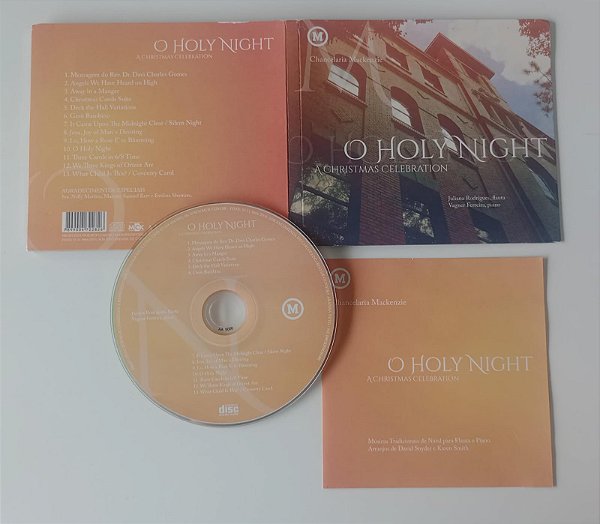 Cd o Holy Night - a Christmas Celebration Interprete Juliana Rodrigues e Vagner Ferreira [usado]