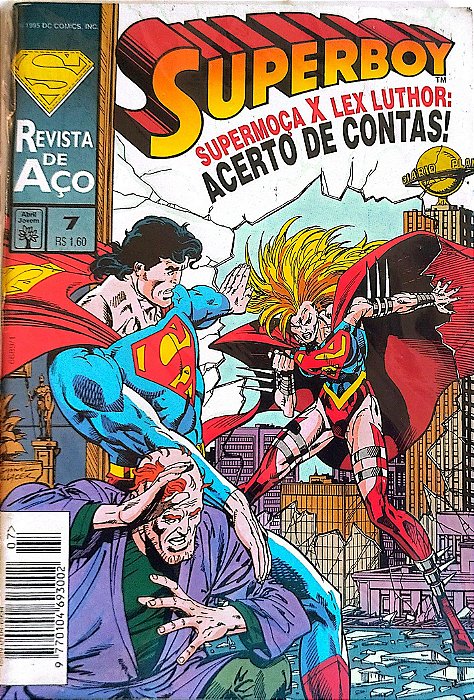 Gibi Superboy #7 - Formatinho Autor (1995) [seminovo]