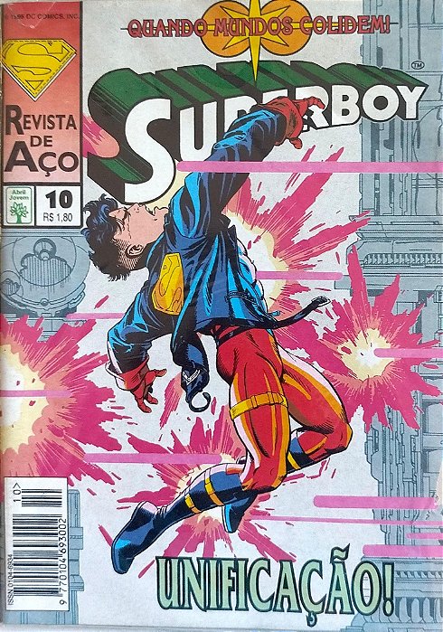 Gibi Superboy #10 - Formatinho Autor (1995) [seminovo]