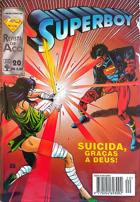Gibi Superboy #20 - Formatinho Autor (1996) [seminovo]