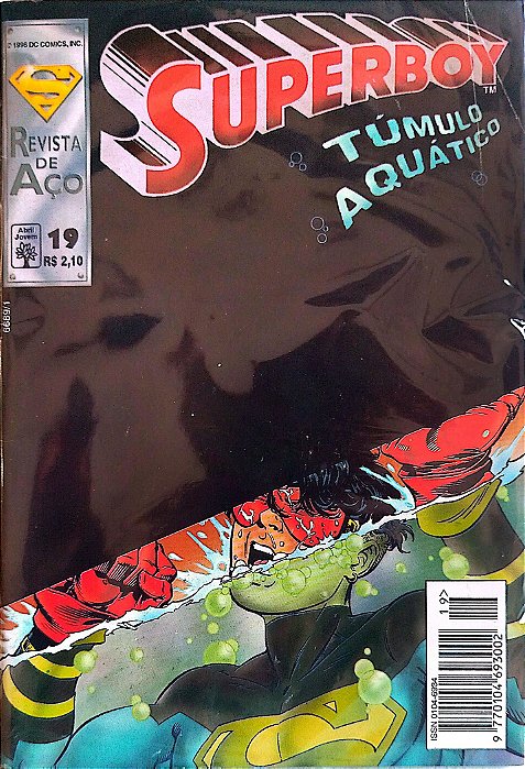 Gibi Superboy #19 - Formatinho Autor (1996) [seminovo]